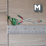 Dollhouse Supplies Garden Tools Watering Can Trowel Shears Set of 3 1:12 Scale Miniature (shear is fixed) - F093