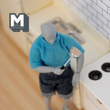 Miniature Spatula 1:12 Scale Dollhouse Supplies Kitchen Utensil Flipper Turner (silver) (metal) 1-5/8 inch long - H023