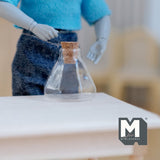 Miniature Glass Wine Decanter 1:12 Scale Dollhouse Supplies Carafe , Wine Pitcher , Wine Vessel Glass Vase Flask 1 inch tall (glass) - H041