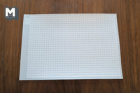 Dollhouse Bathroom Floor Tile Square Vinyl 1:12 Scale Embossed Floor Tile Sheet