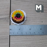 1:12 scale Dollhouse miniature Fruit Cake - E010