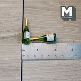 1:12 Scale Dollhouse Supplies Miniature White Wine Bottles Set of 2  - B040