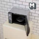 Dollhouse Supplies Microwave 1:12 Scale Miniature Kitchen Appliance Oven (black) - C091