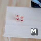 1:12 Dollhouse Miniature wine set of 2 (H)- E085