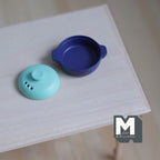 Miniature Cooking Pot 1:12 Scale Dollhouse Kitchen Metal Pot and Lid - H023