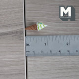 Doll Miniature Soft Ice Cream Cone Sliced Kiwi (non-edible) - H021