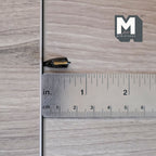 1/12スケール ミニチュア クラシックアイロン 全長約1.4cm ドールハウス用 DIY素材 (ブラック)