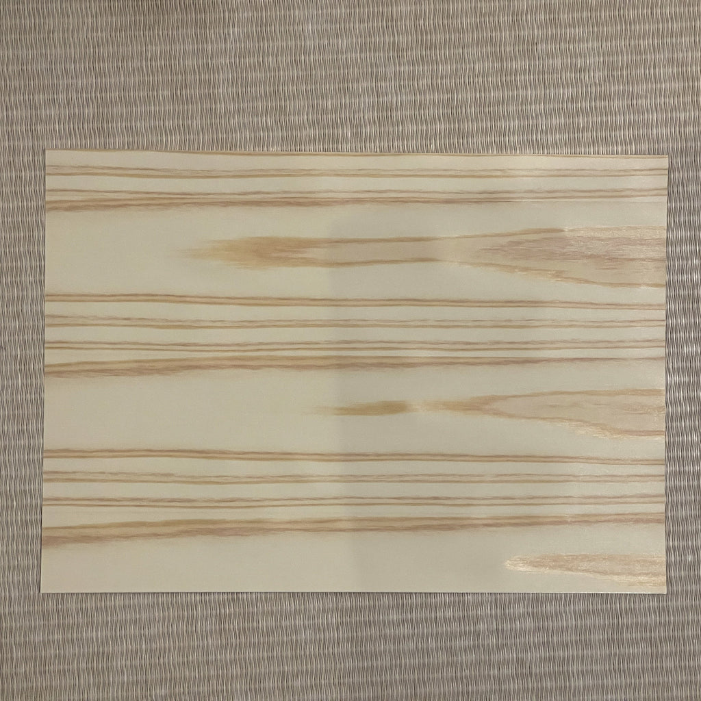 Miniature Cedar Peel and Stick Wood Veneer Sheet, 8-1/4 x 11-11/16 inch, 0.01 inch thick, DIY Dollhouse Supply