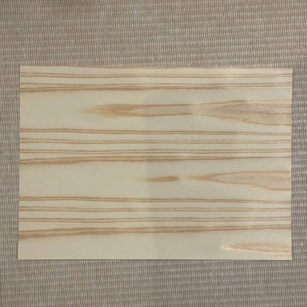 Pine Veneer Peel and Stick Sheet A4 Size 0.01 inch thickness