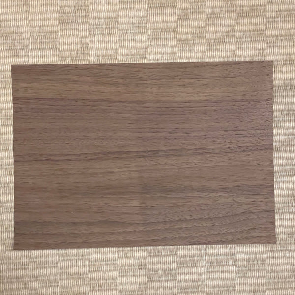 Walnut Veneer Peel and Stick Sheet A4 Size 0.01 inch thickness