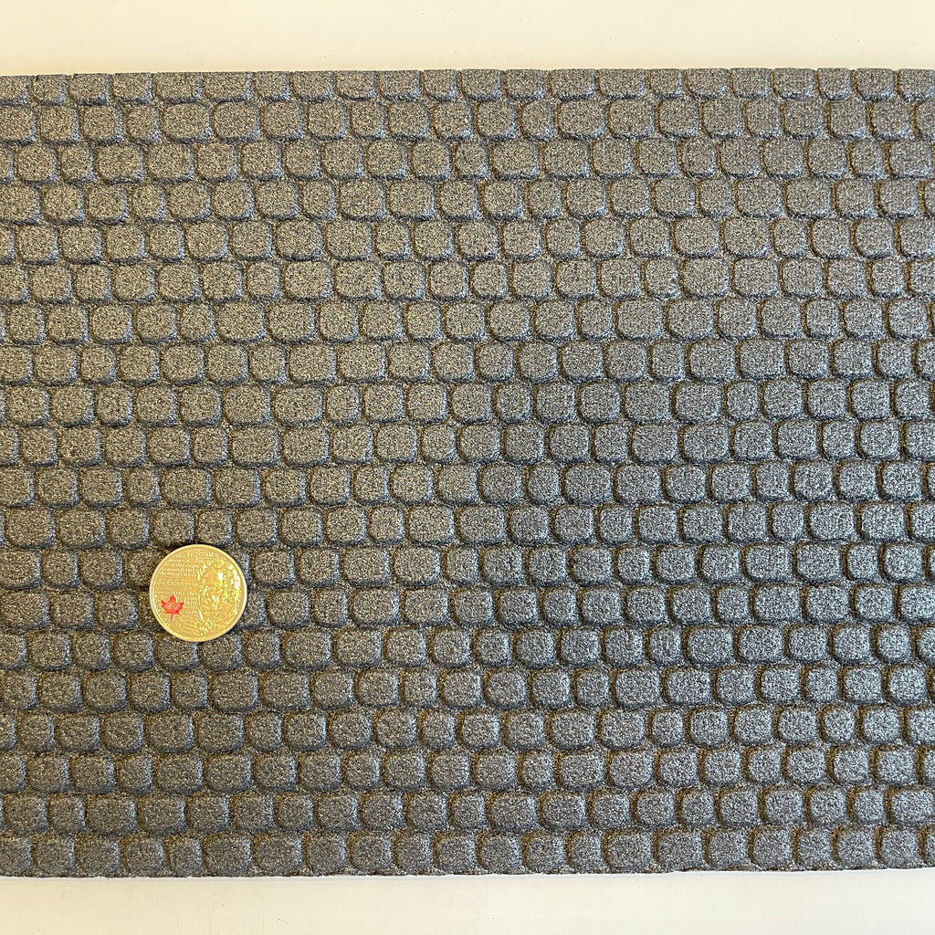 1:12 Scale Cobblestone Paving Foam Board, 15-3/4 x 7-7/8 inch, DIY Dollhouse Supply