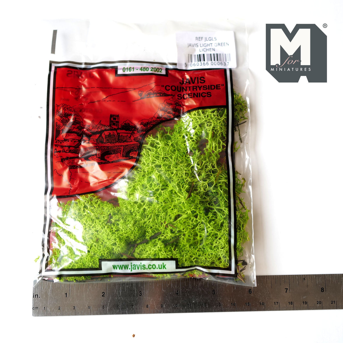 1:12 Scale Miniature Artificial Lichen, Foliage Scenery for Dollhouse Garden and Diorama Terrain, Dollhouse Craft Supply (light green)