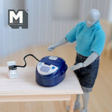 Miniature Rice Cooker with Power Cord and Plug 1:9 Scale Cooker with Fixed Cover and Handle  1-3/4 inch long - A011