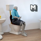 Ensemble de salle de bain miniature à l'échelle 1:12, baignoire sur pieds, lavabo sur colonne, toilettes à réservoir haut et miroir ovale, lot de 4, fournitures pour maison de poupée DIY