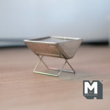 Miniature Metal Charcoal Grill 1:12 Scale Dollhouse Supplies Charcoal BBQ Barbecue 1-7/16 inch tall - G034 H044