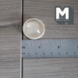 1:12 Dollhouse Supplies miniature 2 piece wood serving tray with glass cover dome set of 2 (small) - A093