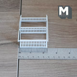 Dollhouse Supplies Kitchen Dish Rack 1:12 Scale Dollhouse Supplies 3 Tier Shelves (wood) (white) - D047