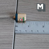 Dollhouse Salt Box Container 1:12 Scale Miniature Salt Jar with Lid 7/8 inch tall (wood) - H024