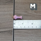 Vase miniature à col fin, échelle 1/12, 2 cm de hauteur, fournitures de maison de poupée DIY (rose)