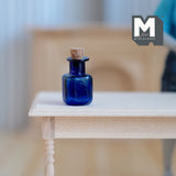 Miniature Glass Wine Decanter 1:12 Scale Dollhouse Supplies Carafe , Wine Pitcher , Wine Vessel Glass Vase 15/16 inch tall - B035