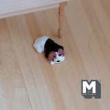 Miniature Sleeping Beagle 1:12 Scale Dollhouse Dog Pet Animal (cast resin) - H040