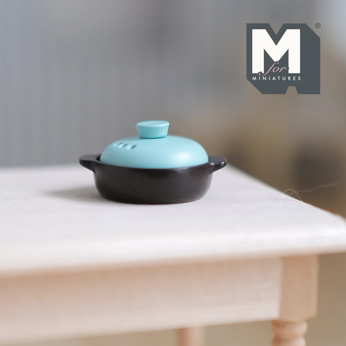 Miniature Cooking Pot 1:12 Scale Dollhouse Supplies Kitchen Metal Pot and Lid - H023