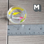 1:12 Scale Miniature Glass Fish Bowl with 2 Fish, 1-9/16 inch dia., DIY Dollhouse Supply