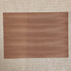Miniature Sapele Peel and Stick Wood Veneer Sheet, 8-1/4 x 11-11/16 inch, 0.01 inch thick, DIY Dollhouse Supply