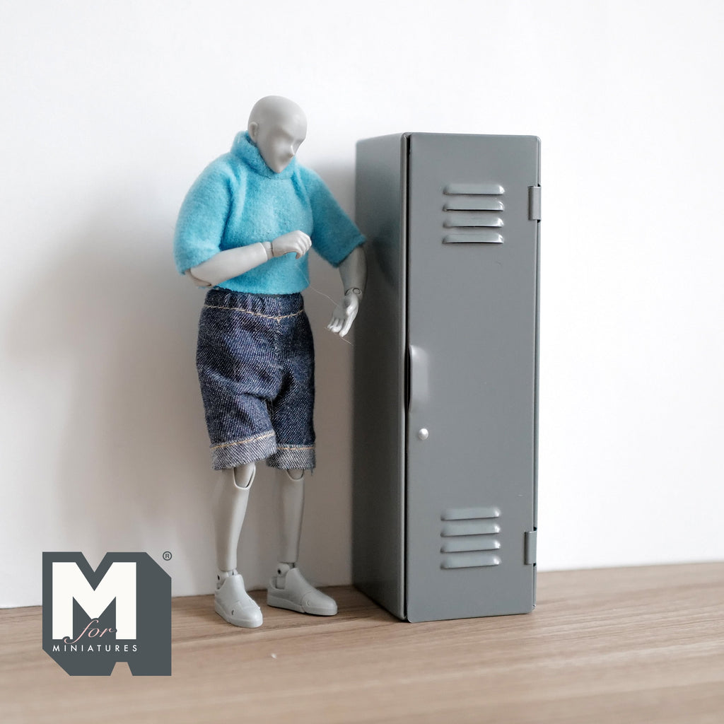 1:12 Scale Miniature Cube Locker , Work Place Locker , Storage Locker , Locker Cabinet  - K022