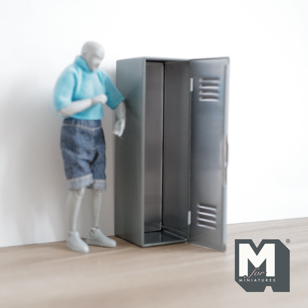 1:12 Scale Miniature Cube Locker , Work Place Locker , Storage Locker , Locker Cabinet  - K022