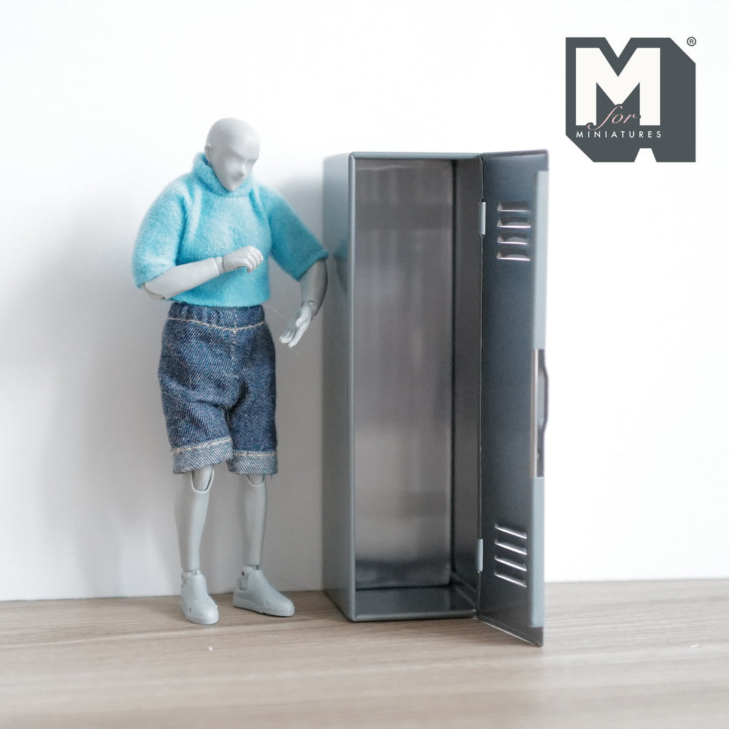 1:12 Scale Miniature Cube Locker , Work Place Locker , Storage Locker , Locker Cabinet  - K022