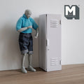 1:12 Scale Miniature Cube Locker , Work Place Locker , Storage Locker , Locker Cabinet  - K022