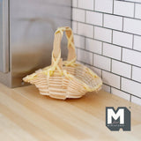1:12 Dollhouse Miniature Handmade rope basket dolls house 1 12th scale miniature - H027
