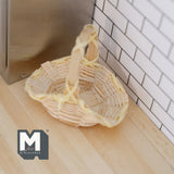1:12 Dollhouse Miniature Handmade rope basket dolls house 1 12th scale miniature - H027