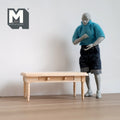 1:12 Scale Miniature Unpainted Wood Coffee Table, 1 Drawer, 4 inch long, DIY Dollhouse Supply