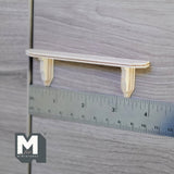 Dollhouse Supplies miniature 1:12 scale Unpainted Wood Wall Bracket, Wall rack, wall shelf - I034