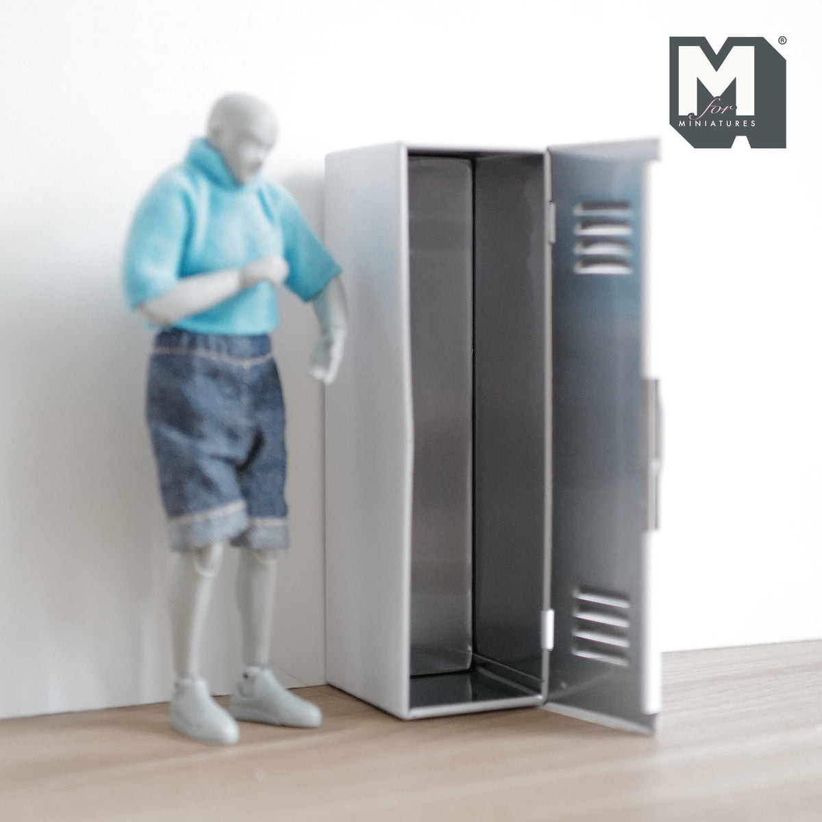 1:12 Scale Miniature Cube Locker , Work Place Locker , Storage Locker , Locker Cabinet  - K022
