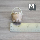 1:12 Dollhouse Miniature Handmade rope basket dolls house 1 12th scale miniature - H027