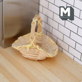 1:12 Dollhouse Miniature Handmade rope basket dolls house 1 12th scale miniature - H027