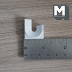1:12 Scale Miniature Marble Look Double Neck Vase, U Shape, 7/8 inch tall, DIY Dollhouse Supply (white)