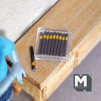 Cigares miniatures à l'échelle 1:12 dans une boîte transparente, lot de 11, 2,5 cm de long, fournitures pour maison de poupée DIY