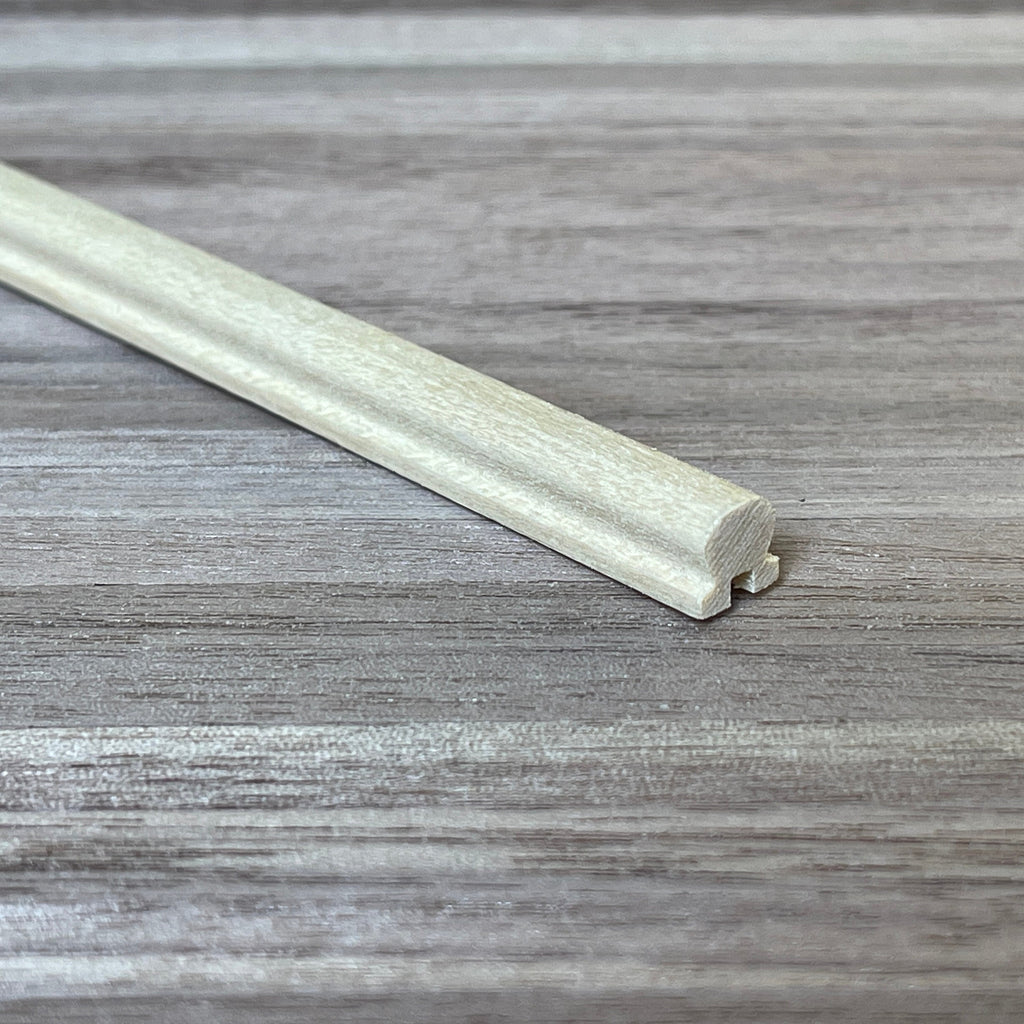 1:12 Scale Miniature Dollhouse Handrail with Groove, 18 inch long