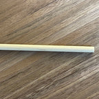 Tige de cheville en bois miniature pour tringles à rideaux et colonnes, diamètre 1/4 pouce, longueur 18 pouces, fourniture pour maison de poupée DIY