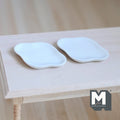 1:12 Dollhouse Supplies Miniature Plate set of 2 - A075