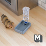 Dollhouse Miniature Pet Water Dispenser with Bottle