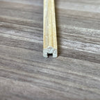 1:12 Scale Miniature Dollhouse Unpainted Rounded Top Handrail with Groove, 12 inch long