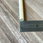 Tige de cheville en bois miniature pour tringles à rideaux et colonnes, diamètre 1/4 pouce, longueur 18 pouces, fourniture pour maison de poupée DIY