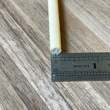 Dollhouse Supplies Dowel Rod 1/4 inch (dia.) x 12 inch long Miniature Wood Strip Casing