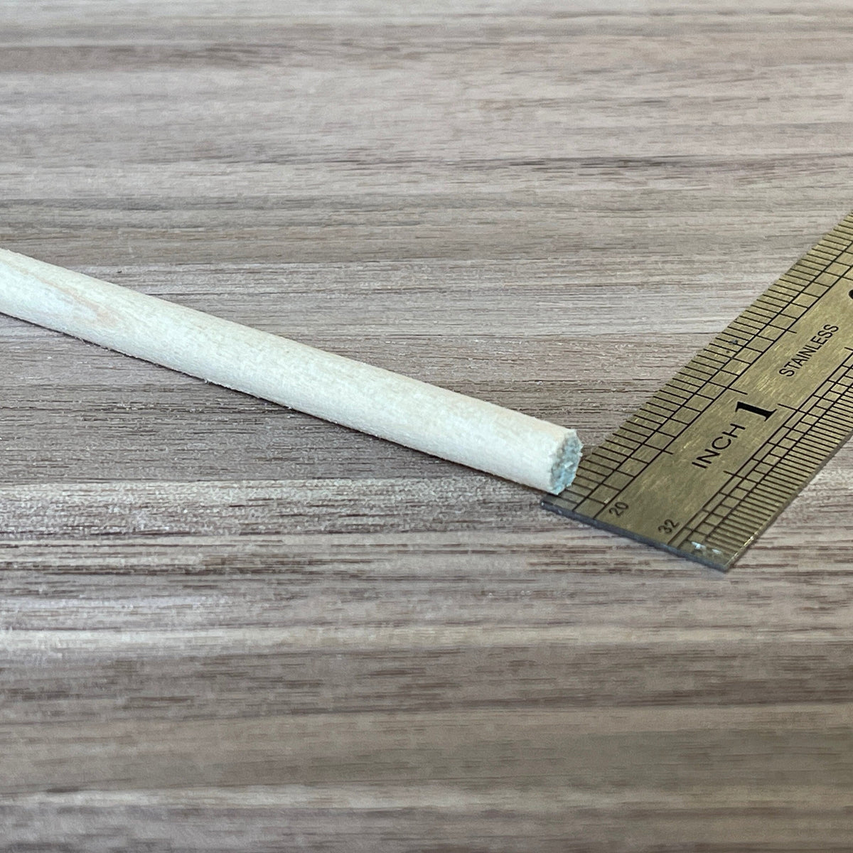 Miniature Wood Dowel Rod for Curtain Rods and Columns, 1/4 inch dia., 18 inch long, DIY Dollhouse Supply