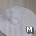 1:12 스케일 미니어처 유리 물피처, 대형, 1-5/8인치 높이, DIY 인형의 집 소품